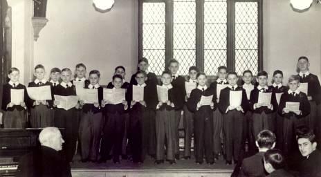 4th December 1943 – Choristers singing at King’s School Speech Day
